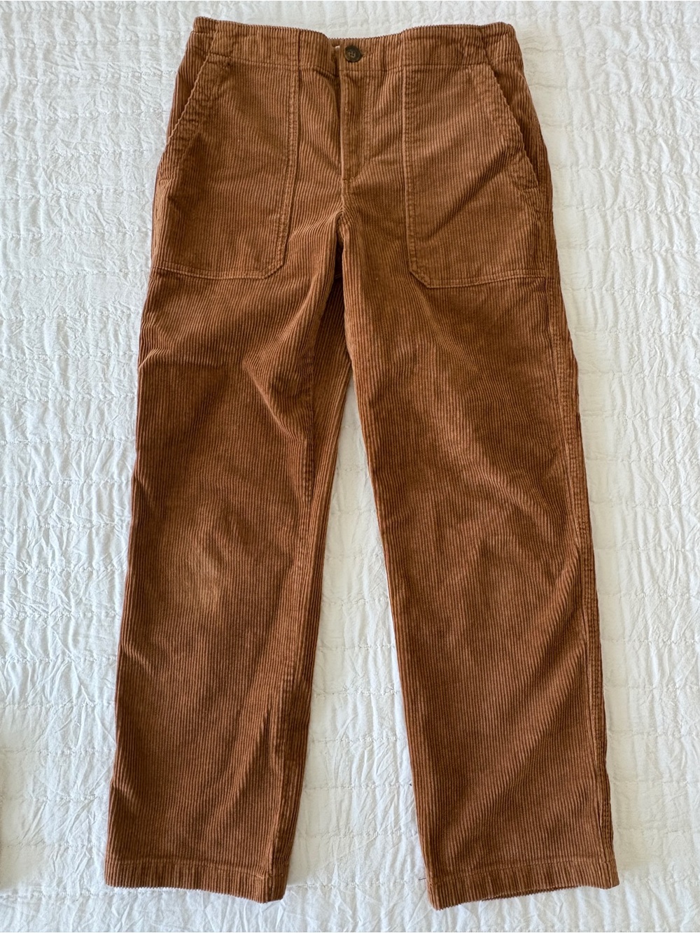 LOFT Men's Corduroy Pants in Warm Brown